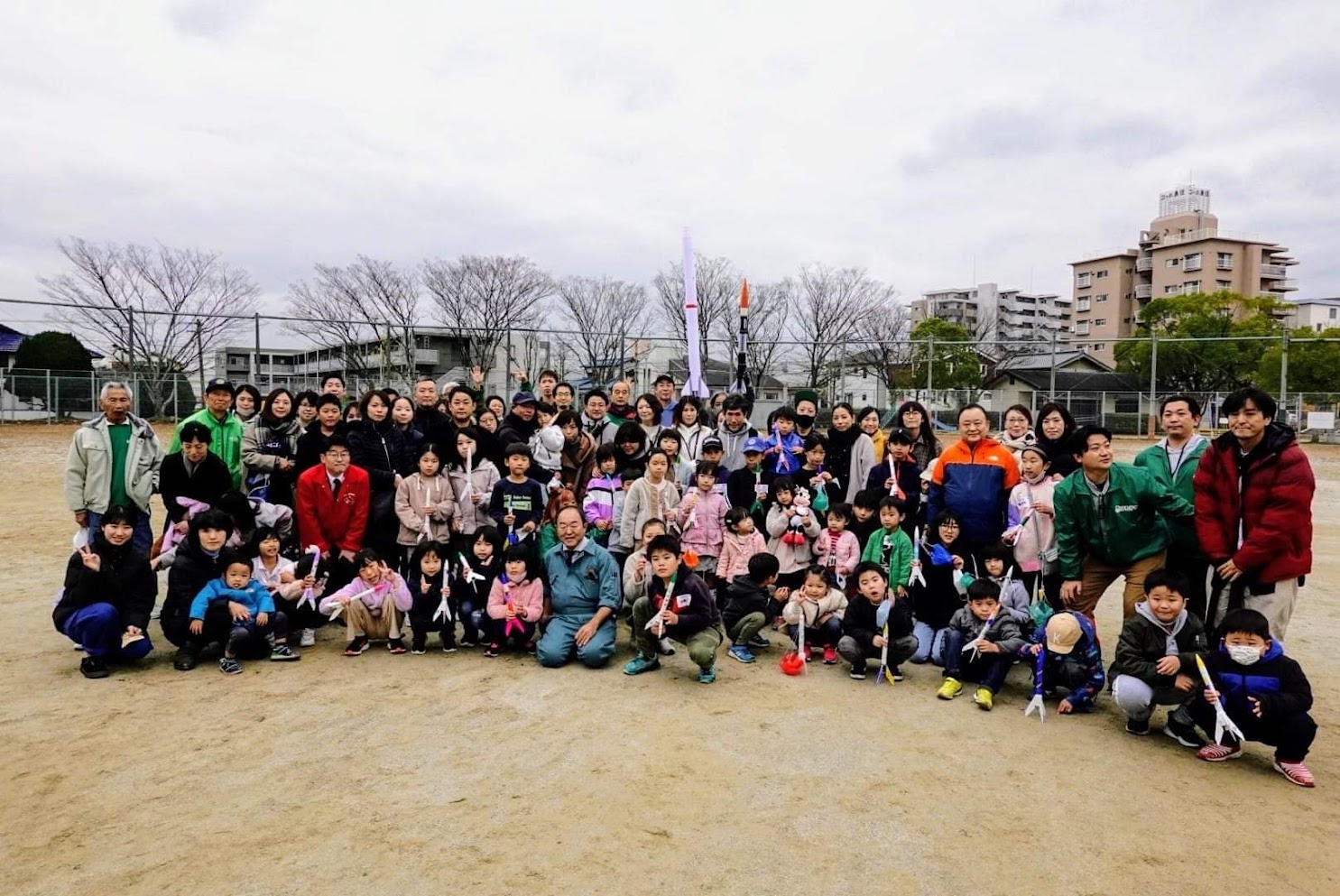 長住ロケット教室・集合写真